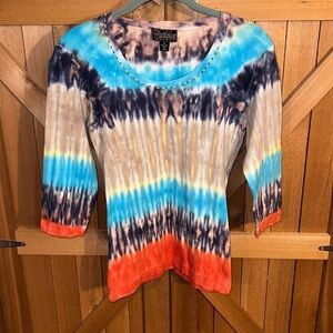 Cattlelac Tie-dye Blouse Small